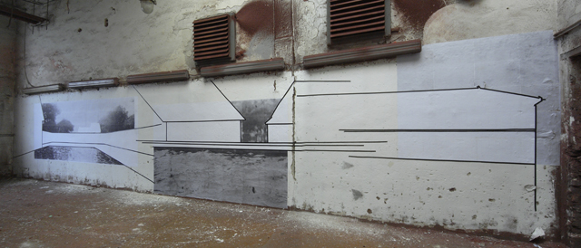 Pohled do instalace (Vystava Ontogenie, Brno)